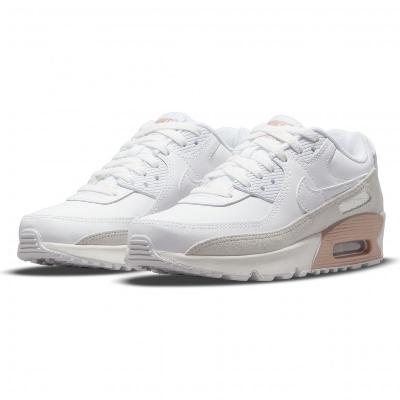 nike air max 90 ltr gs white