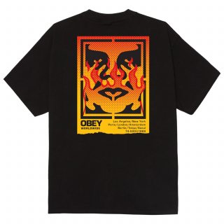 Obey OBEY ICON STENCIL FLAME