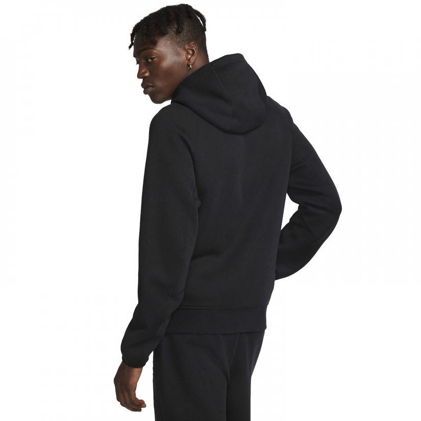 Nike fleece black hoodie on sale