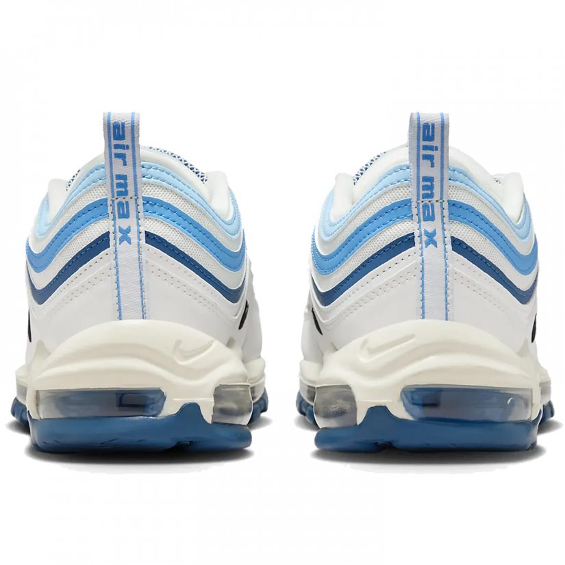 Air max 97 white black and blue hotsell