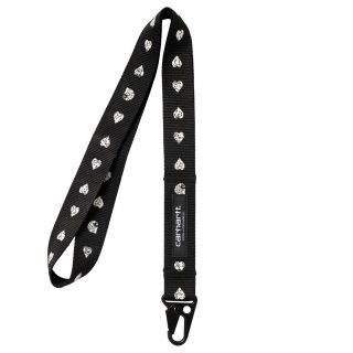 Carhartt WIP Drewe Heart Stripe Keychain