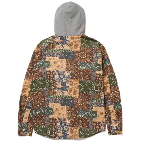 Huf PATCHWORK CORD HOODED JACKET