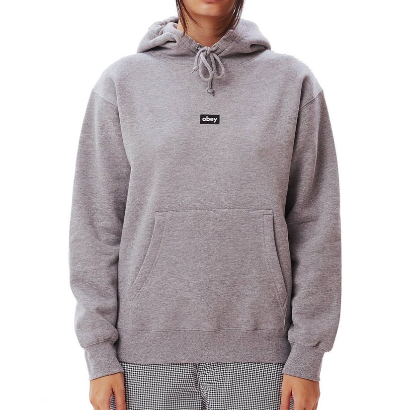 Gray shop obey hoodie