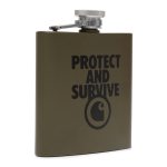 Protect and Survive Whiskey Flask Protect and Survive Whiskey Flask