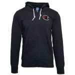 Champion Logo Hooded Full Zip Sweatshirt Champion Logo Hooded Full Zip Sweatshirt