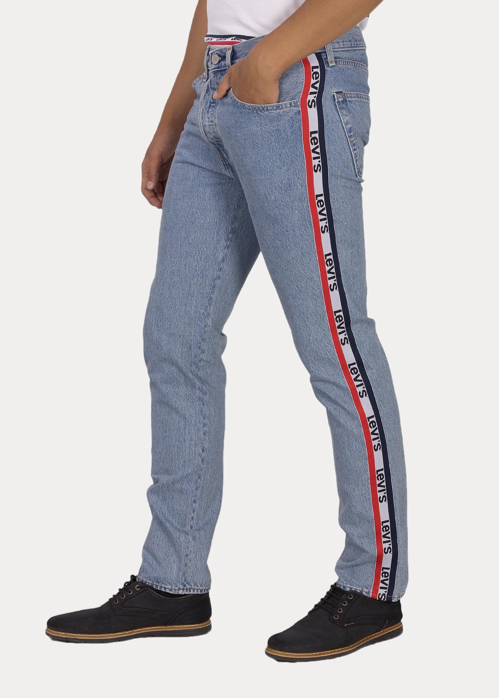 levis striped jeans mens